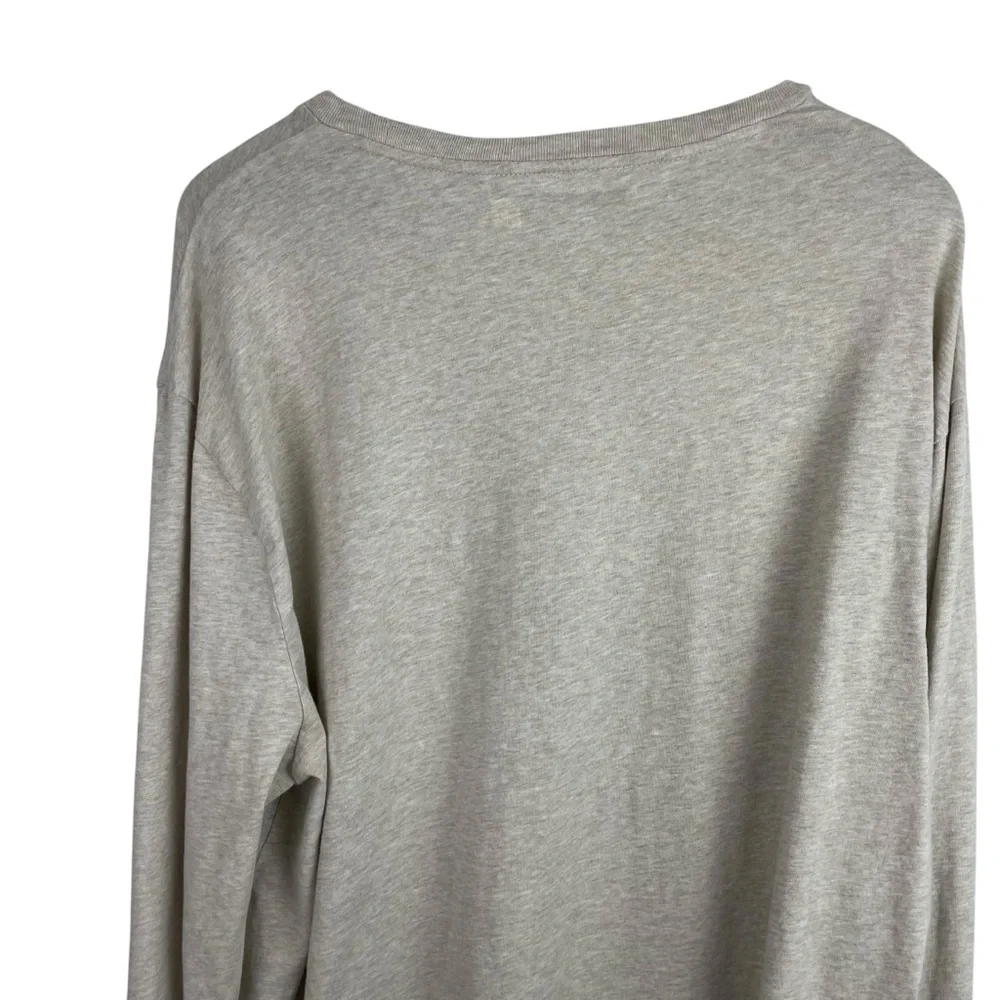 Polo Ralph Lauren | Oatmeal Beige Logo Classic Fit Long Sleeve Tee Shirt